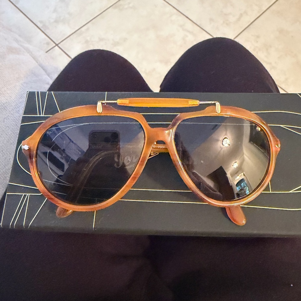 Persol Senna Aviator Sunglasses